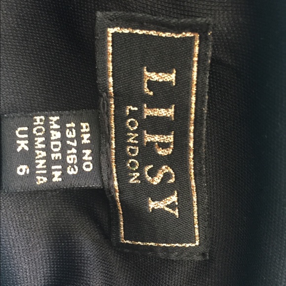 Bardot bodycon shimmer Lipsy dress, XXS-XS - Picture 4 of 5